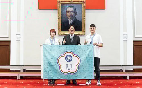 世大運奪5金、13銀、7銅！賴清德讚桌球男團讓中國7連霸夢碎