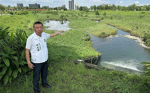 台中暴雨農田成水鄉澤國 滯洪池竟滴水未收 何文海：暴露治水隱憂