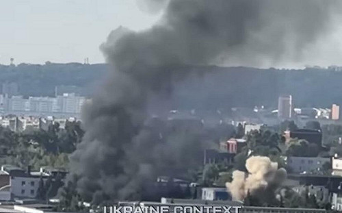 (影) 長征海參崴! 烏軍無人機空中加油突襲 兵工廠連環爆 至少11次大爆炸