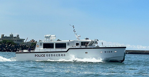 澎安9號警艇啟航　投入海域查緝與救援任務