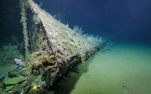 深埋海底逾80年！二戰沉沒戰艦殘骸重現世人眼前