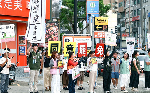 全力催票！民進黨與新竹罷團合體  站路口宣講823罷免林思銘、反對重啟核三