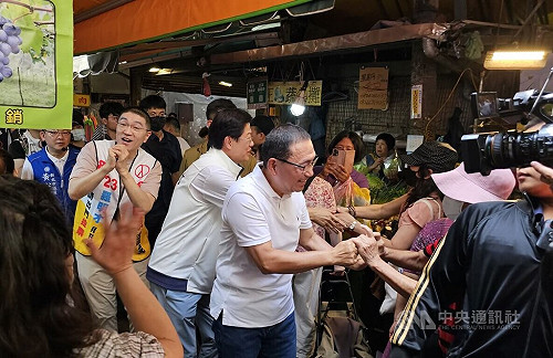 兩市長陪羅明才掃街反罷  綠營訴求台灣價值優先