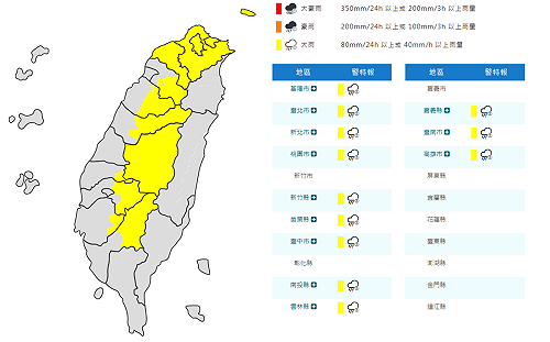 快訊》外出帶傘！對流雲系旺盛　氣象署：12縣市大雨特報 