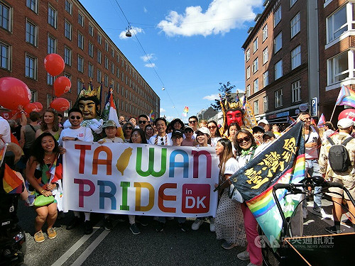「台灣隊」首度參與哥本哈根驕傲大遊行  提升知名度
