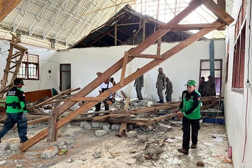 規模6.0地震襲印尼蘇拉威西島　數十人受傷