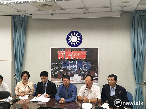 國親38位立委連署提釋憲  要求大法官凍結前瞻預算