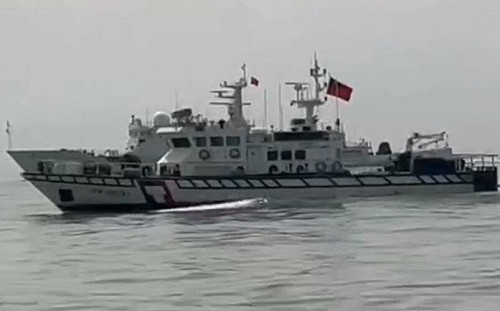 中國海警同樣4艘船連2天4度侵擾金門  海巡：去年起侵擾金馬等外離島海域高達91次