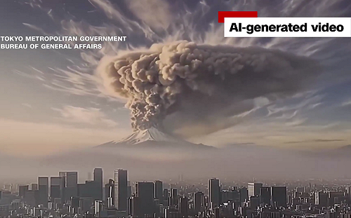 (影) 示警嚴重性! 日公開富士山噴發AI影片 東京首都圈4千3百萬人恐受影響