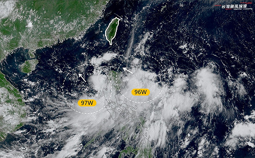 台灣南邊2熱帶擾動「將整合成颱」！未來發展一次看