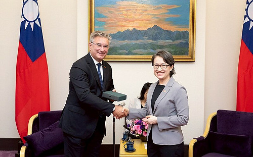 接見義大利國會訪團 蕭美琴：感謝關注台海和平議題