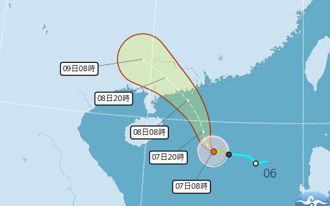 「塔巴颱風」影響雨炸3天!一週天氣一圖看