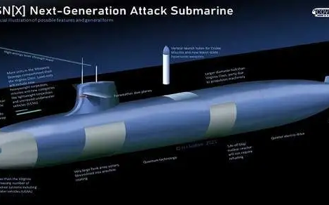 不再「由海向陸」! 「藍水獵手」劍指中國 美新一代攻擊核潛艦SSNX曝光