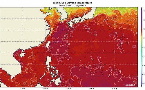 不只陸地熱爆!台日海溫「紅通通」專家:下週起颱風逐漸活躍