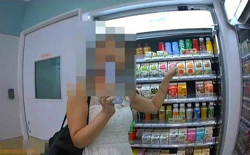 台中女大鬧超商半小時!狂呼盧秀燕來處理 警出招逼退