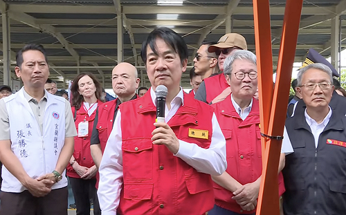 多國關注台灣防災演練 賴清德要求「通訊韌性」要像台電盡速搶修