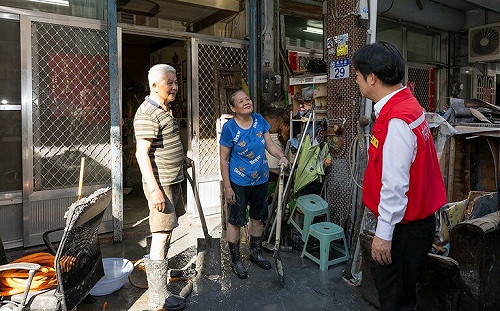 賴清德感謝「鏟子超人」！花蓮收容所民眾「旅宿安置」方案出爐