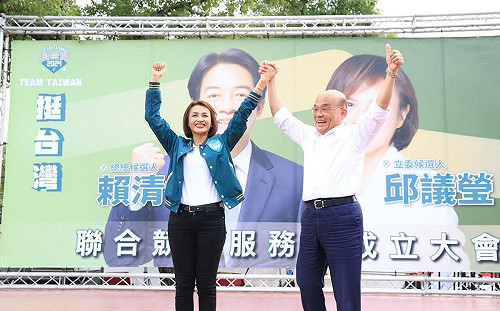 中秋前夕蘇貞昌獻聲替邱議瑩拜票   民眾接聽驚呼「是本人嗎?」