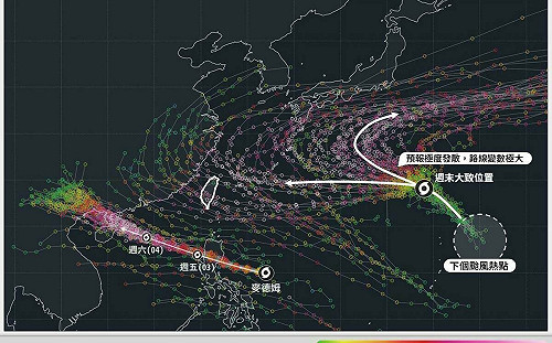 國慶連假準「哈隆颱風」攪局？專家揭超亂AI預測 網看傻：是在哈嘍 