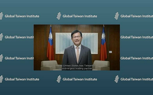 林佳龍華府智庫演說：台灣戰略地位是全球經濟安全不可或缺的力量