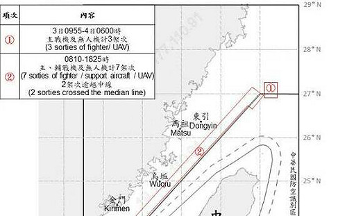 國防部：昨日共機10架次、共艦7艘擾台 