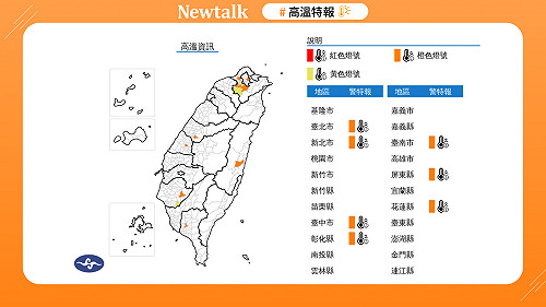 快訊》高溫特報熱爆多縣市！飆破36度防熱傷害