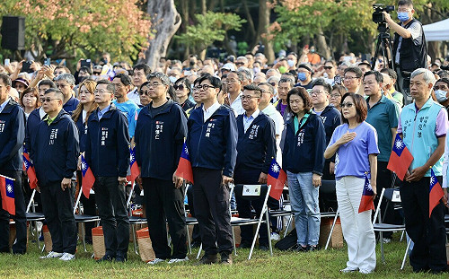 國慶升旗首移澄清湖舉行   陳其邁：70公頃果嶺秘境開放全民共享