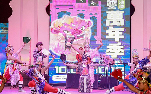 左營萬年季適逢國慶假期   家將大戲跨界電音藝陣登場