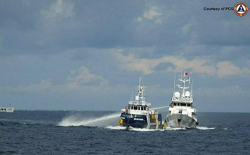 （影）南海衝突！菲律賓指控中國海警船「蓄意衝撞」、「水砲攻擊」公務船