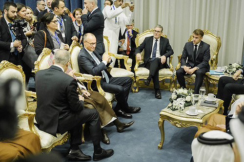 加薩和平峰會　德總理籲美在烏俄問題展現同等決心