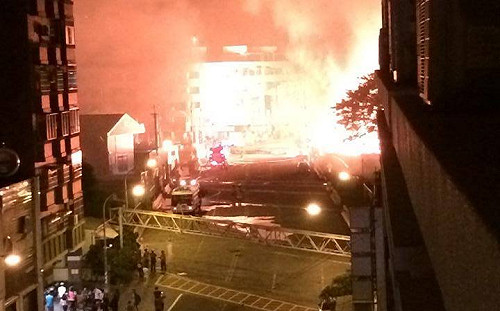 高雄氣爆慘烈  7人插管、2人死亡