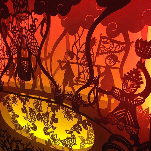 義大利藝術家以剪紙藝術詮釋台灣宗教文化