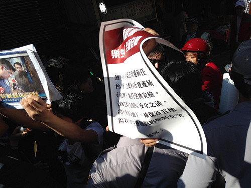 連勝文跑市場  民眾嗆：這票沒了啦