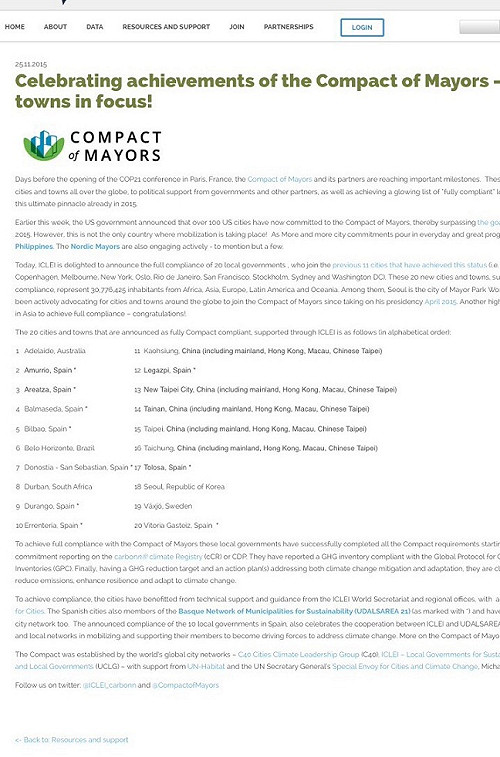 被加註China  陳菊：不改就退出市長聯盟