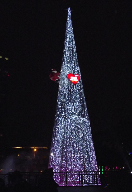 全國最高的耶誕樹  新北市點亮