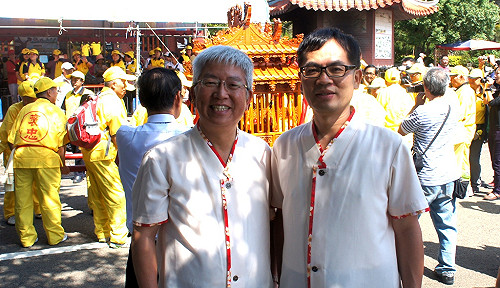 義民聖香遶境  新埔義民廟前熱鬧滾滾