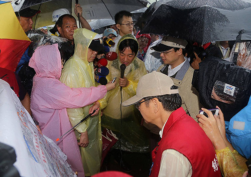 江揆勘災  賴清德再摃氣象局雨量預測