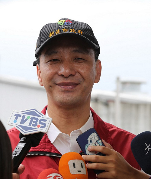 朱立倫視察抽水站 避談選舉議題