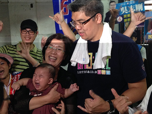 艋舺拜票  民眾要連勝文贏：賭你2千