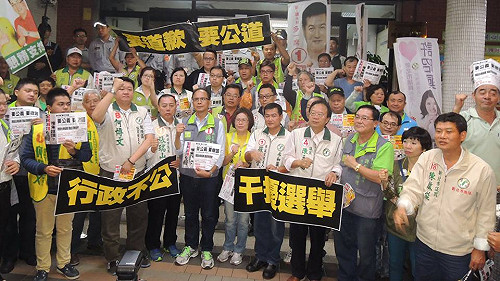 文宣被扣 游錫堃稱警違反選罷法