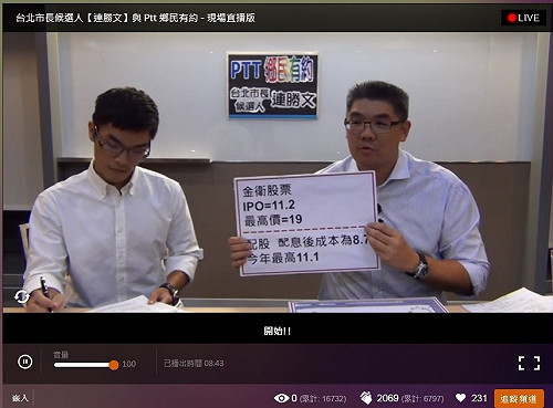 沒網軍？連勝文：請青年幫忙政策說明