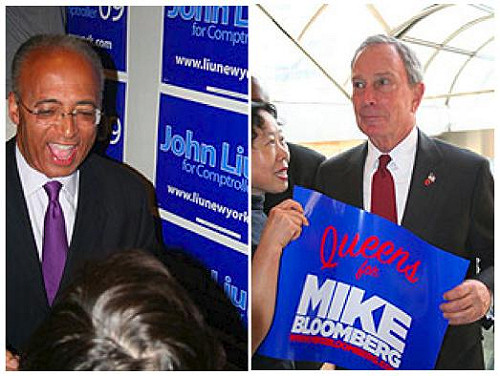 紐約市長電視辯論   彭博、湯普生交火不留情