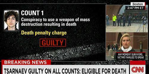 波士頓爆炸案2週年  炸彈客30項罪成立