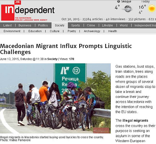 南歐路不通  難民北繞騎單車挺進挪威