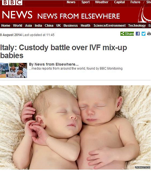 試管嬰兒搞烏龍！義法院判：生的才是娘