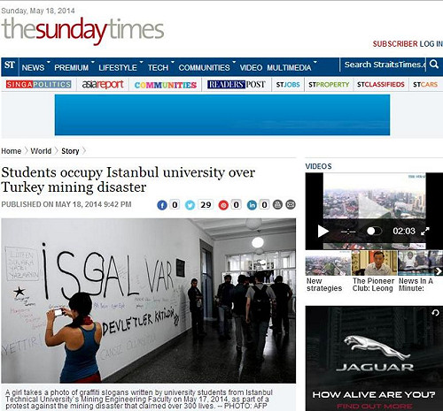 抗議救災不力  學生佔領伊斯坦堡科大