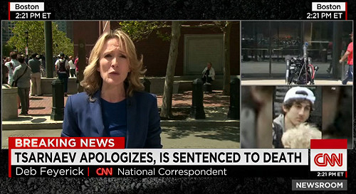 波士頓炸彈客判死刑  首度對家屬說sorry