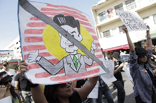 指控總統當選人買票  墨國萬人示威