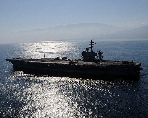 部重兵  美國3大航母戰鬥群聚集東亞