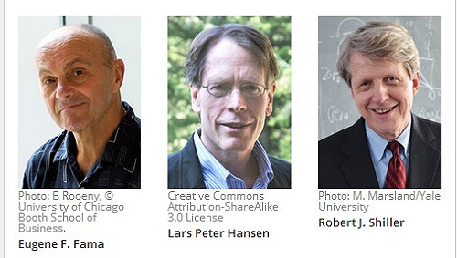 美3學者摘諾貝爾經濟學獎桂冠